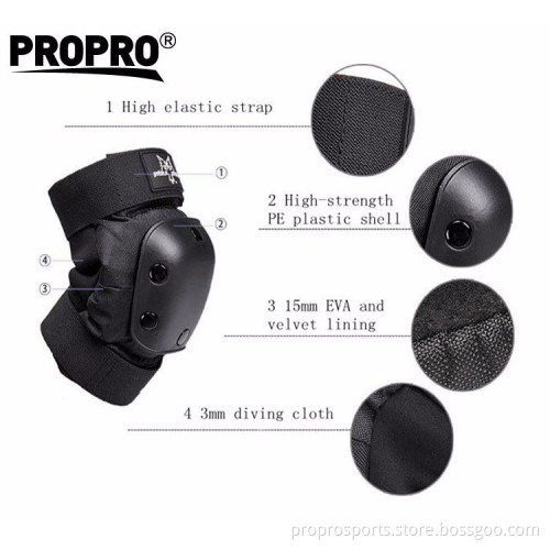PROPRO PE Shell GEL Elbow Pads Elbow Brace Strap Elbow Compression Sleeve